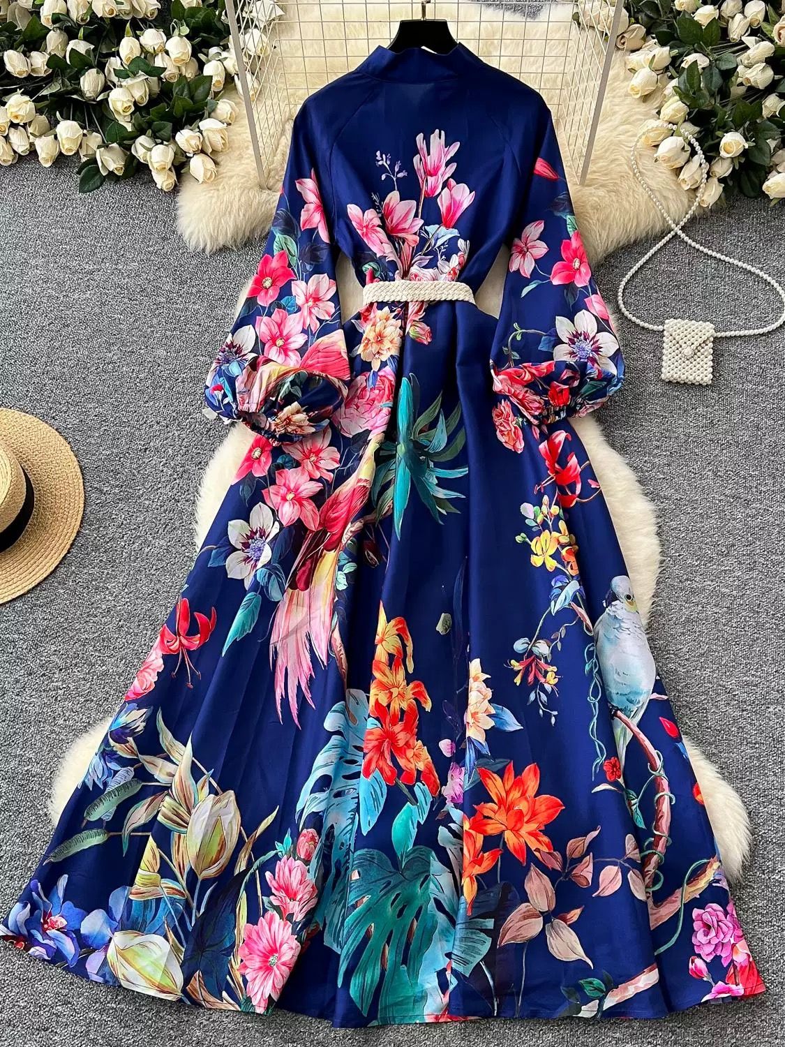 Far from over print dress ED180 image