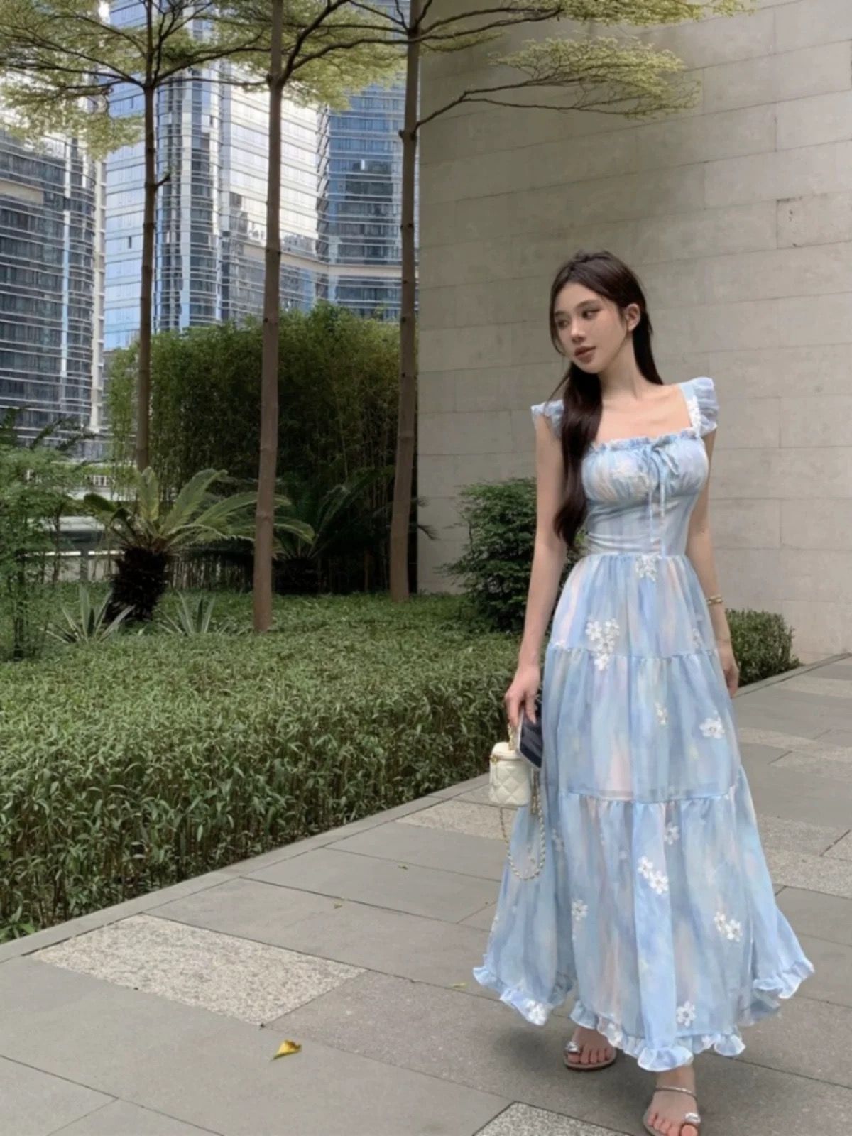 Chameleon mode lace dress CD2104 image