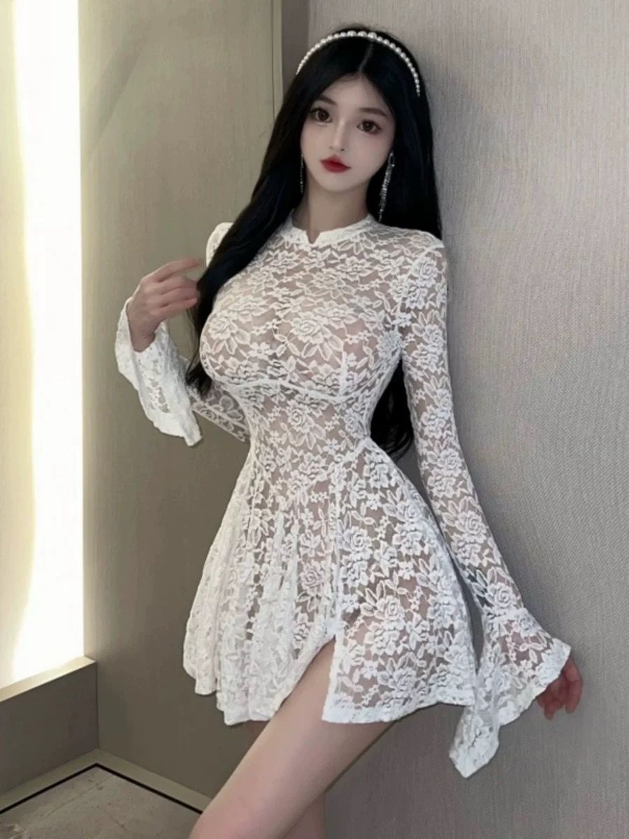 All chills lace dress CD552 image