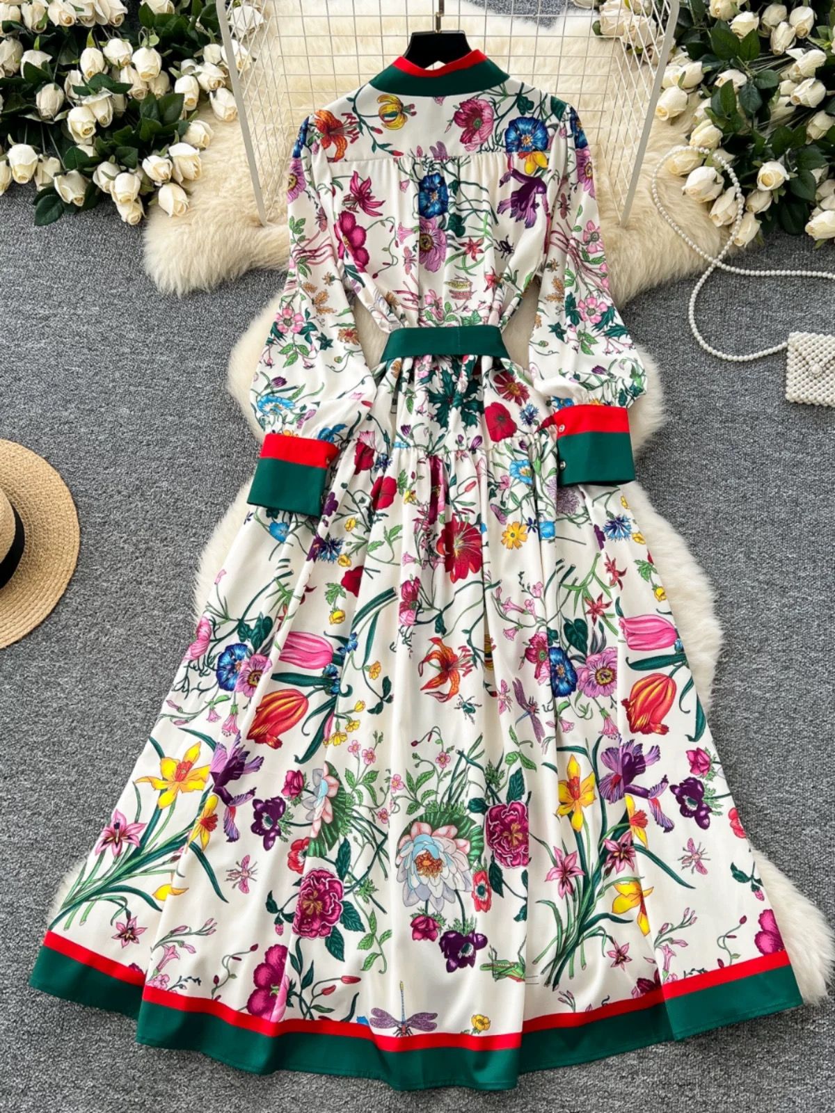 Summer stunner print dress ED184 image