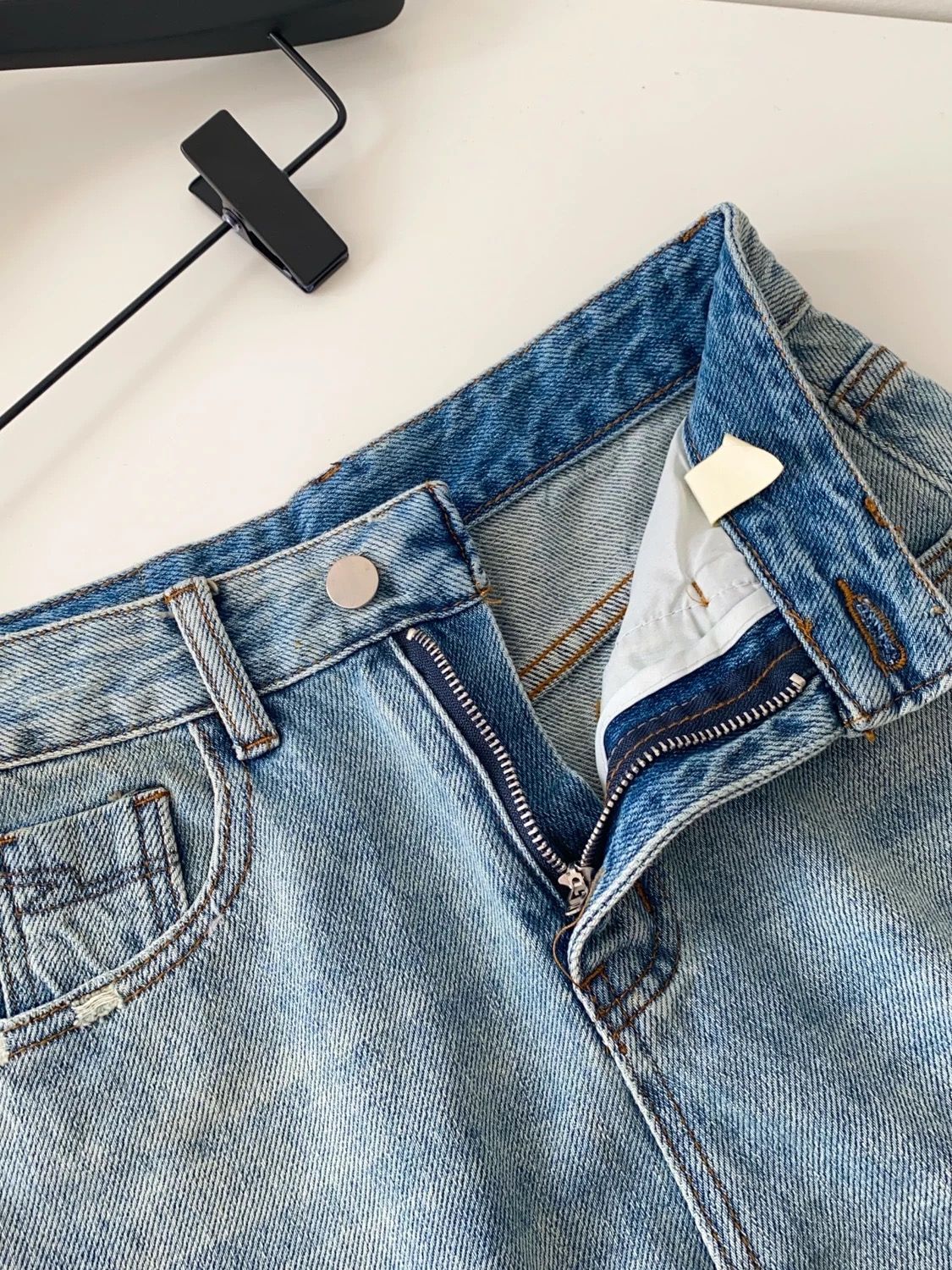 Way up denim shorts DS116 image