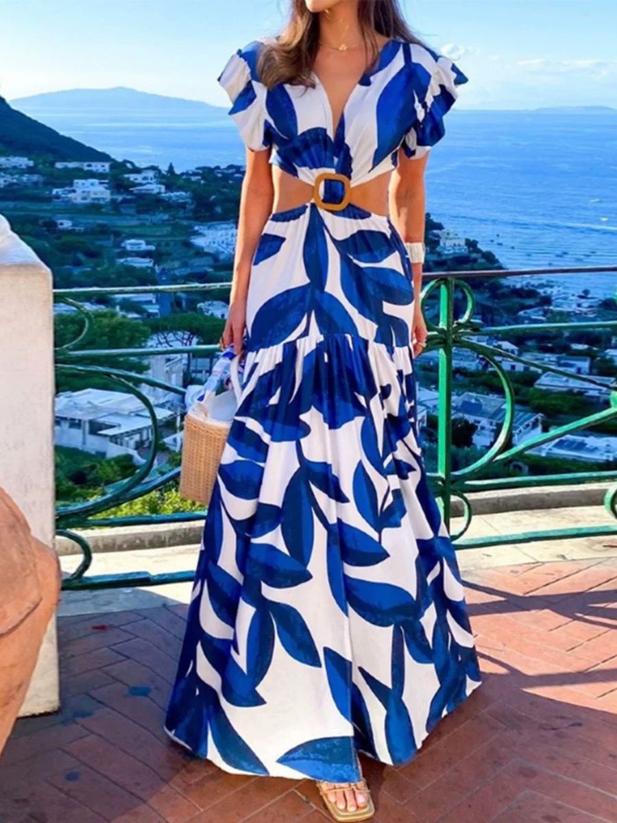 She’s going places floral Dress CD562 image