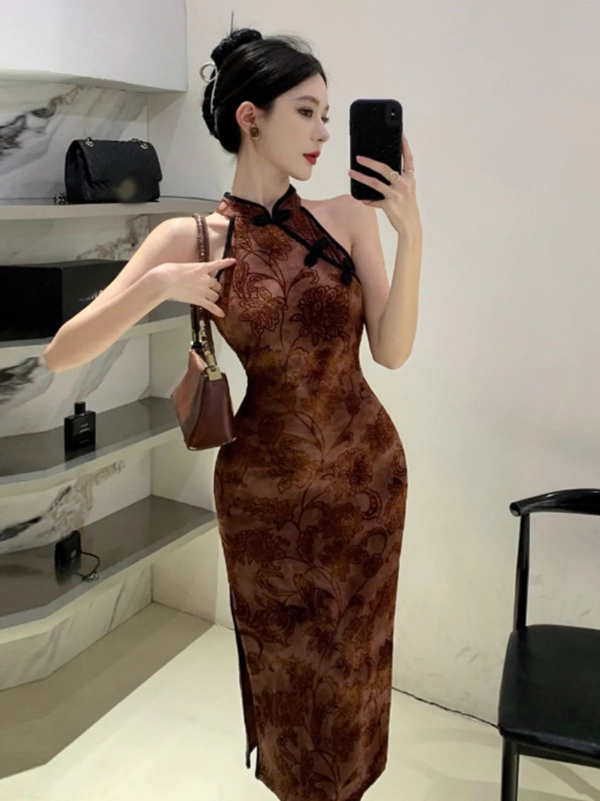 Tennis show qipao dress Q186 image