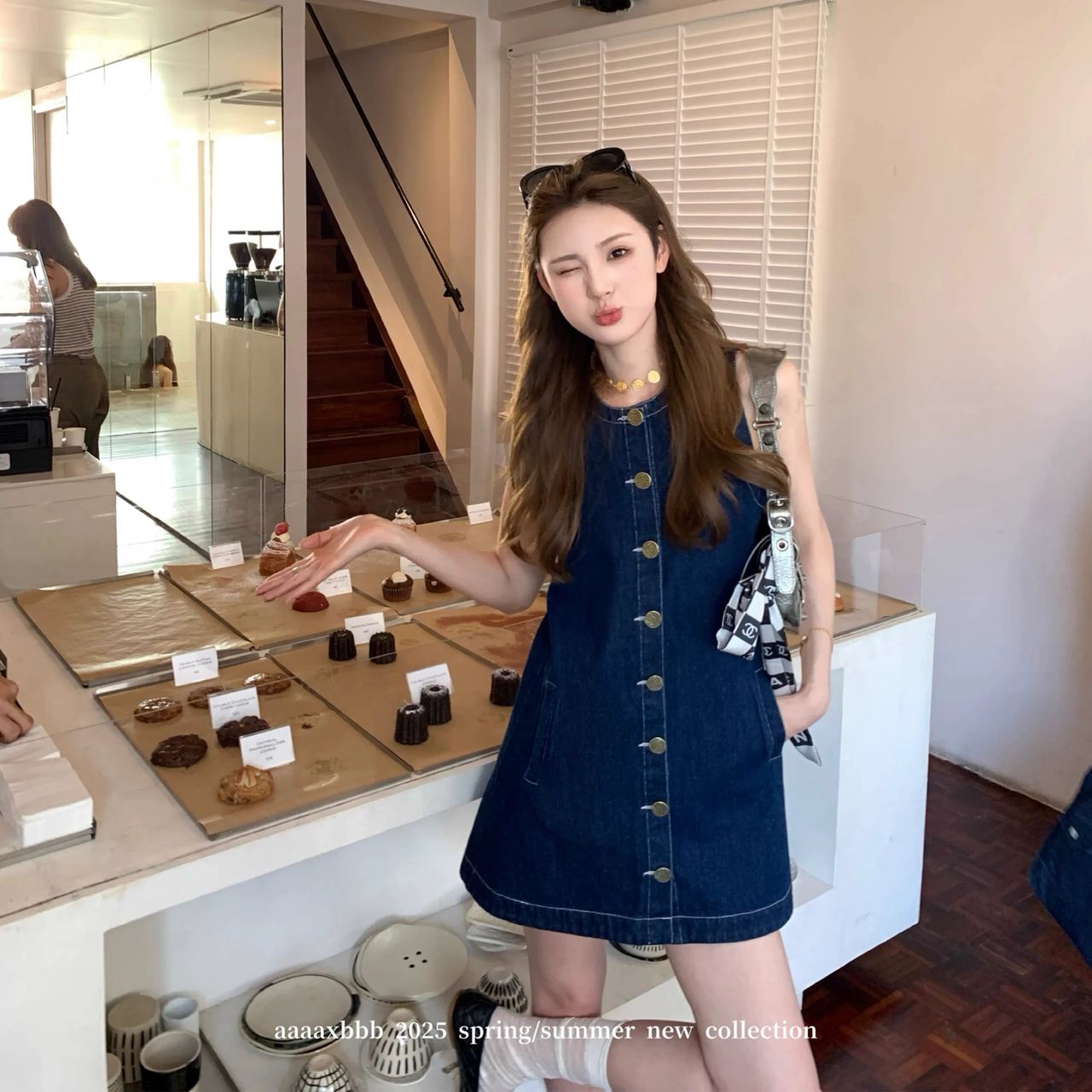 Vixen vortex denim dress DD114 image