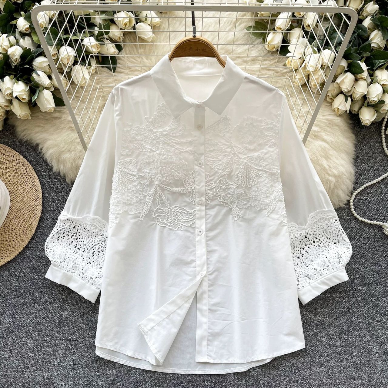 New scene lace shirt SH140 image