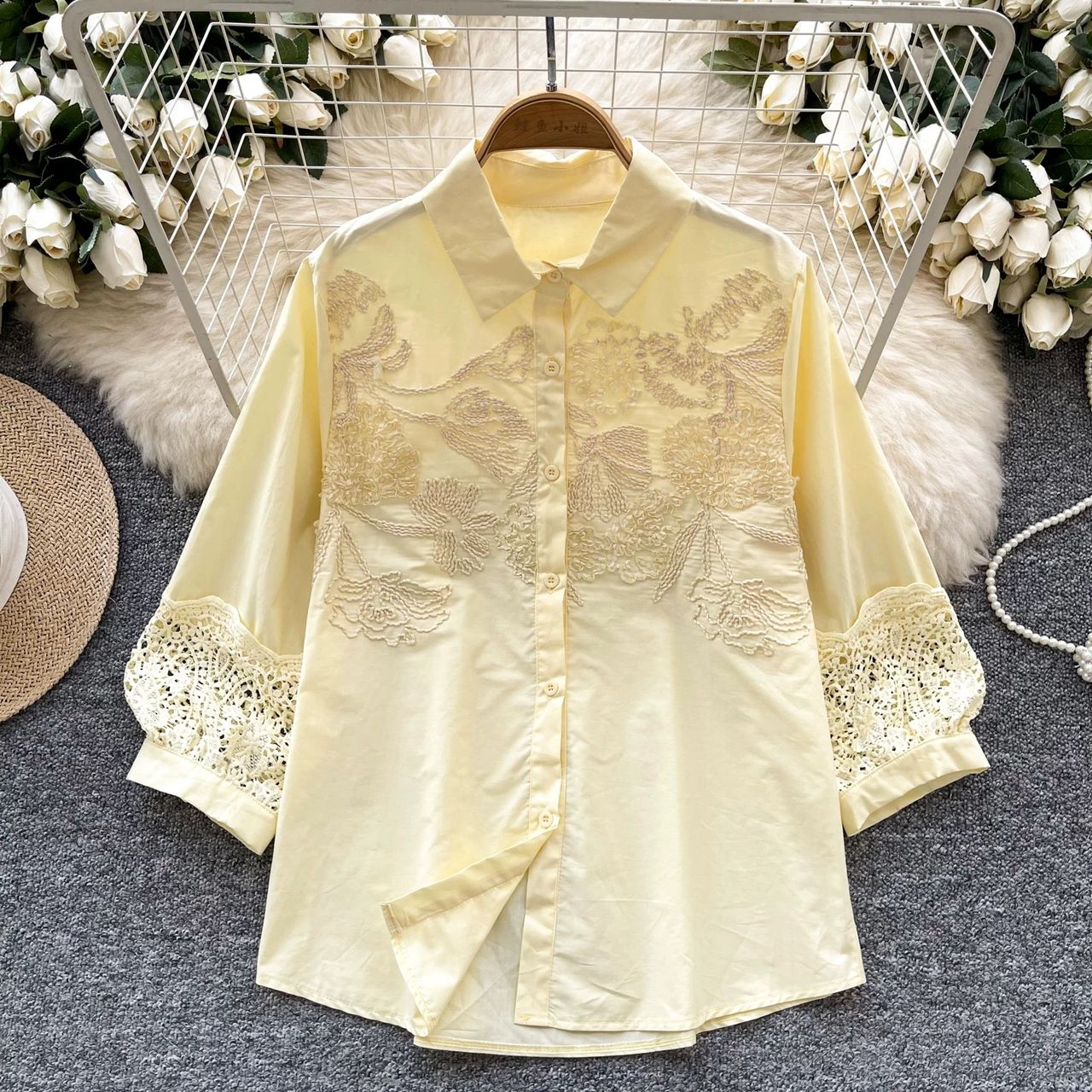 New scene lace shirt SH140 image