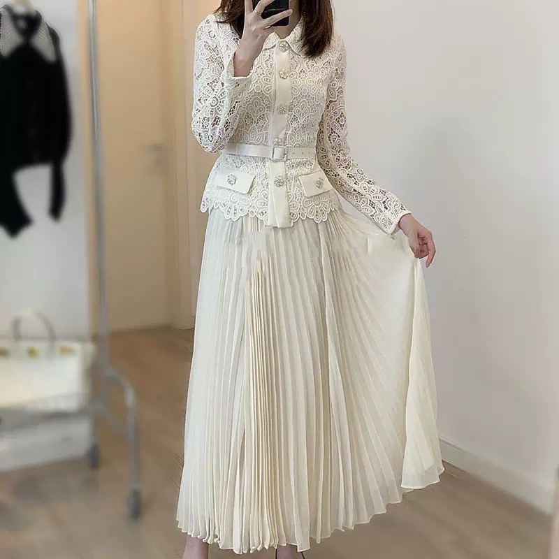Make it known expensive lace Dress FD378 image