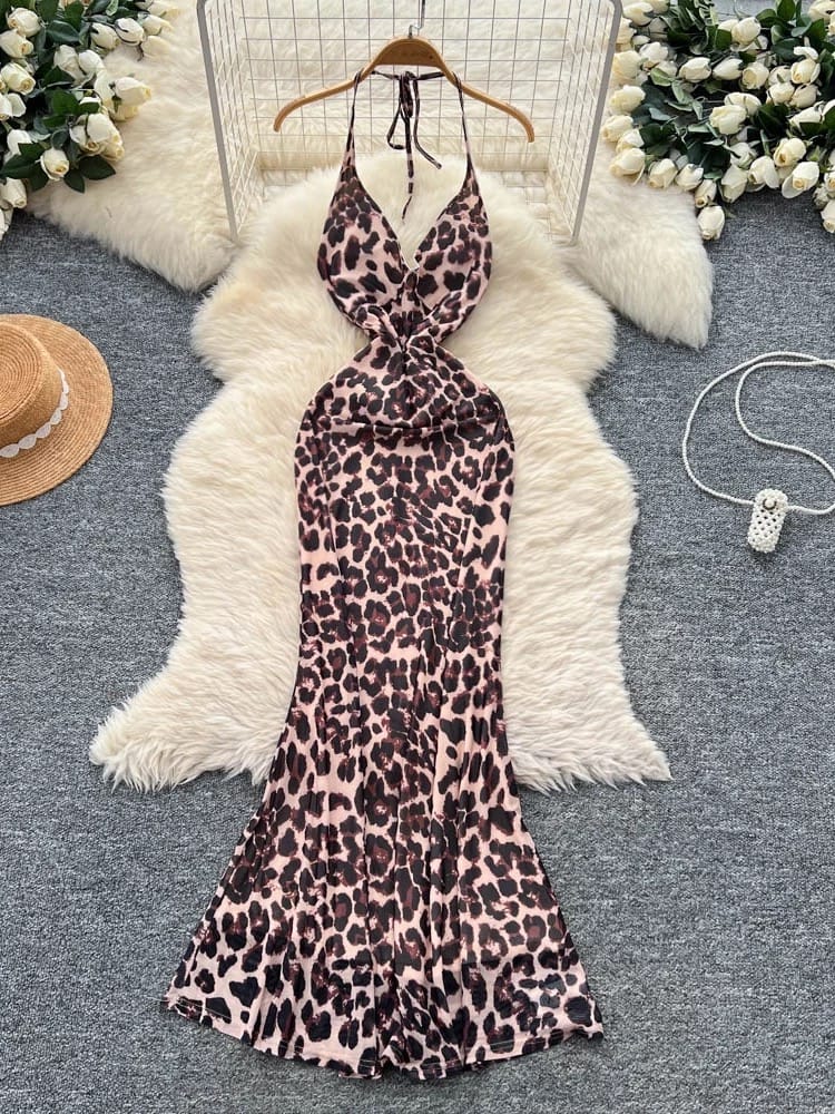 Double trouble halter dress CD785 image