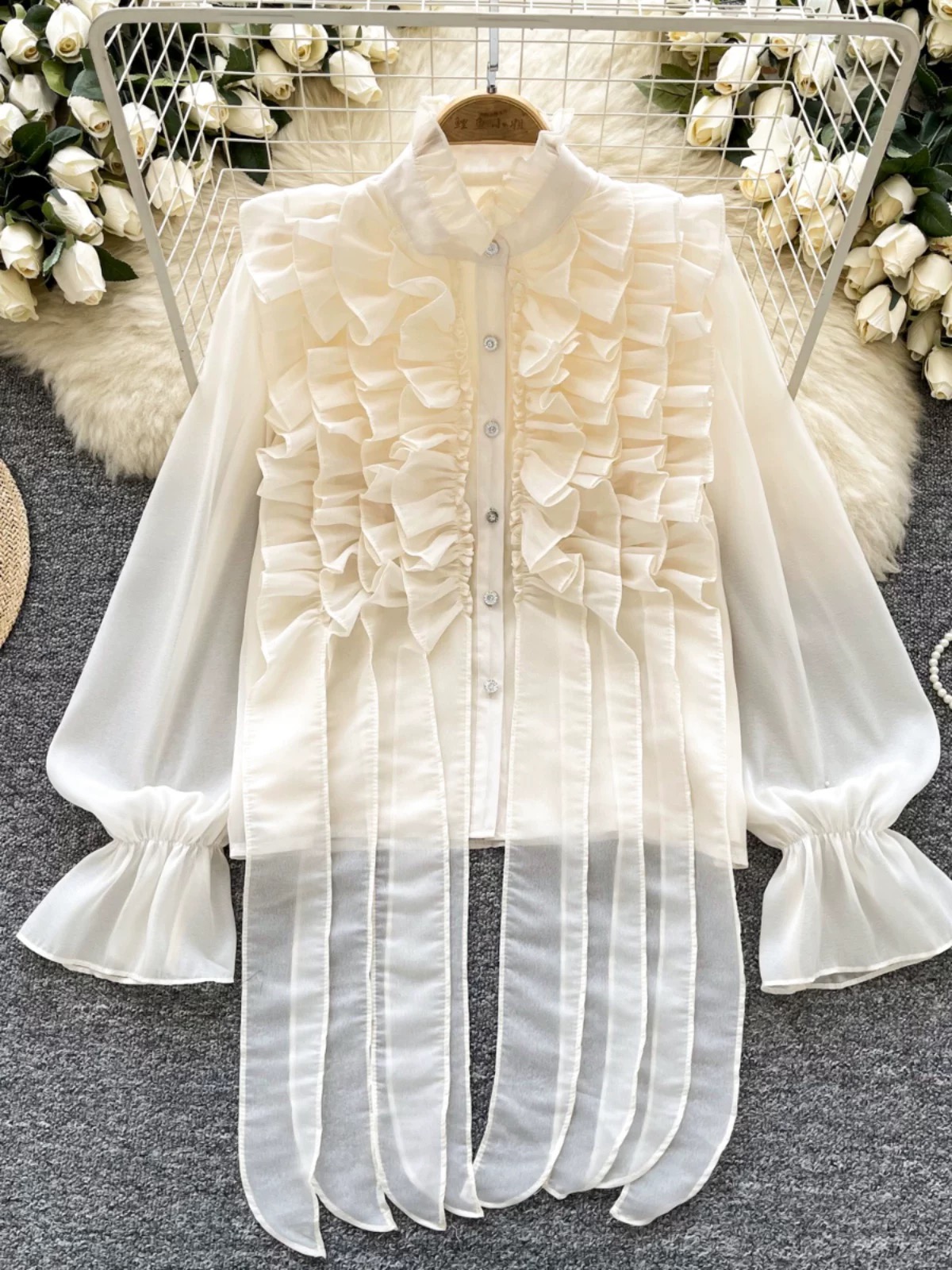 Work crush blouse BE470 image