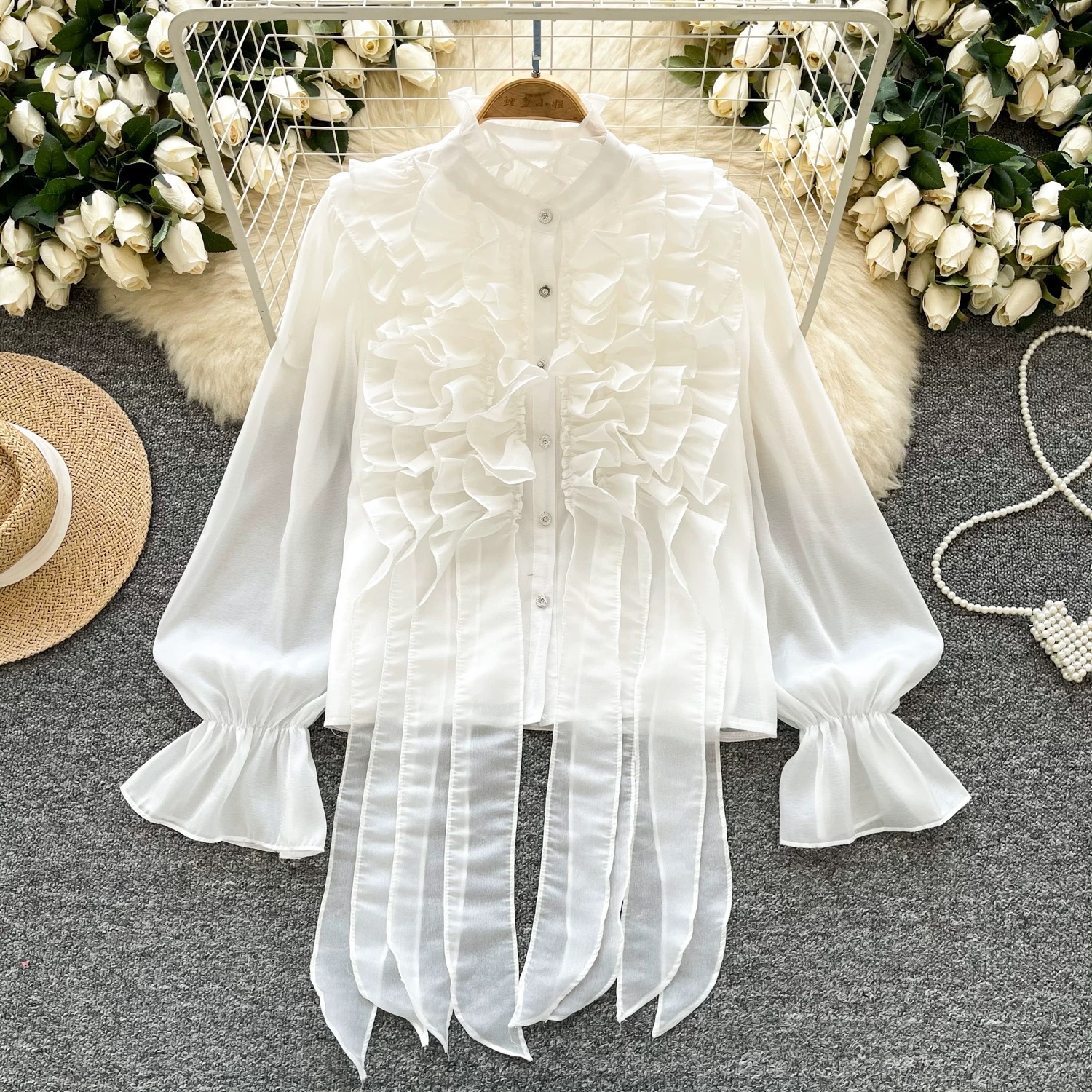 Work crush blouse BE470 image