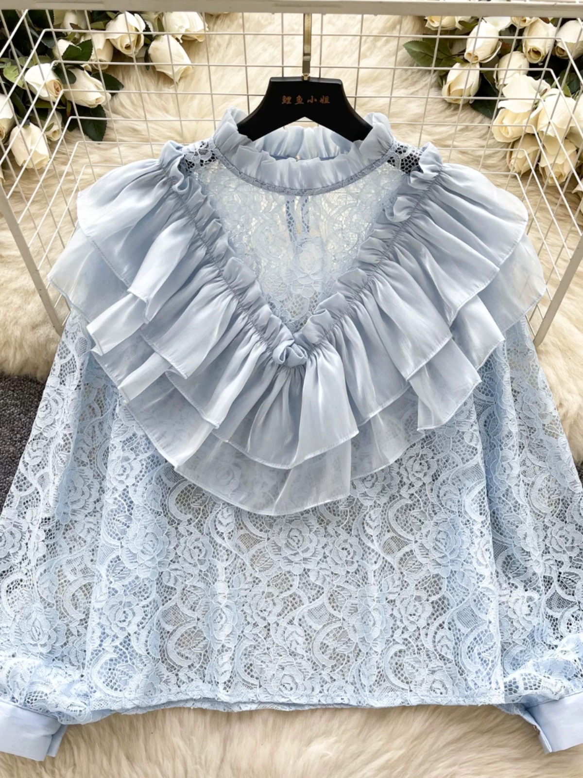 Fast slay lace blouse BE463 image