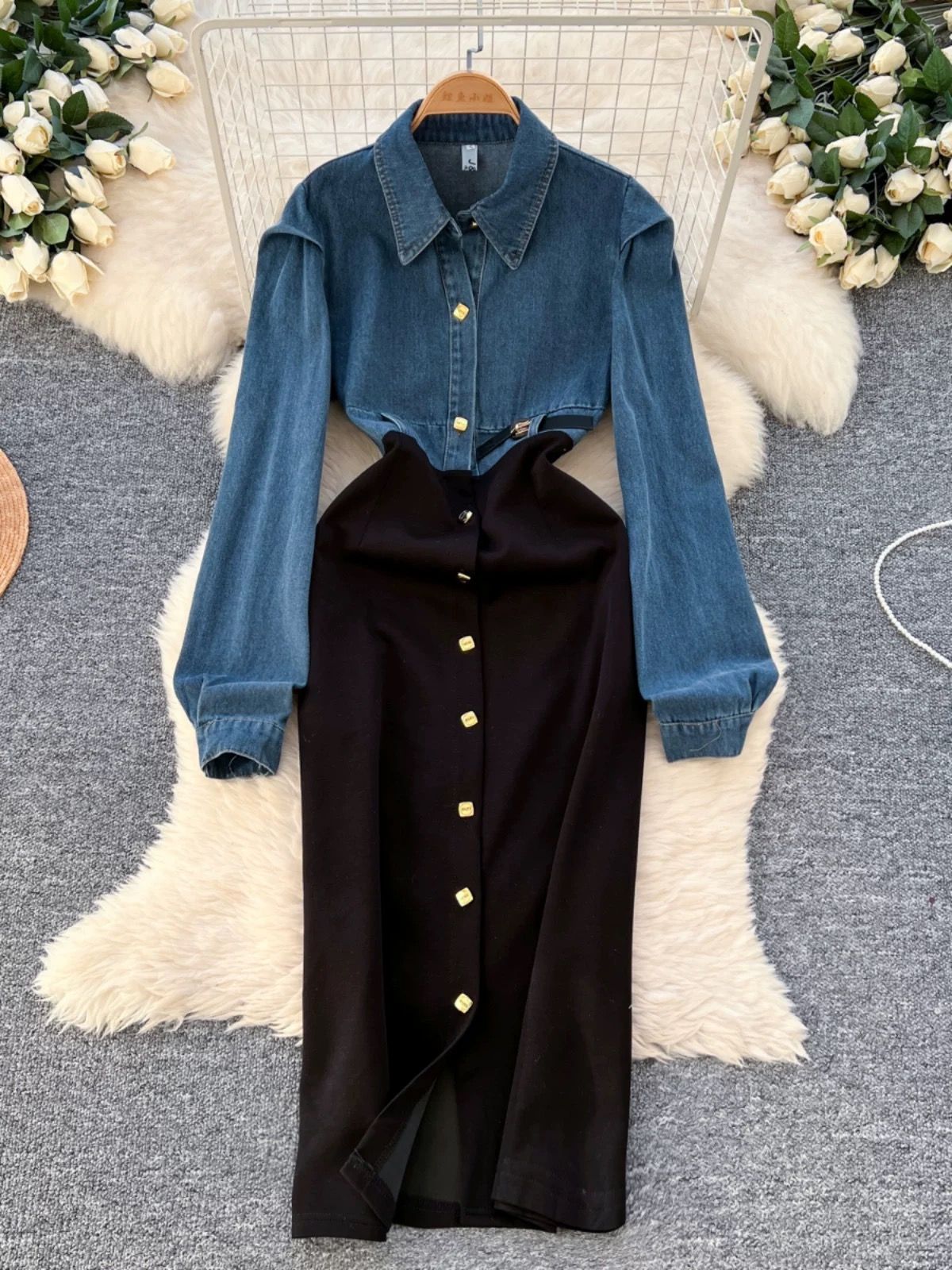 Fought for you denim dress DD24 image