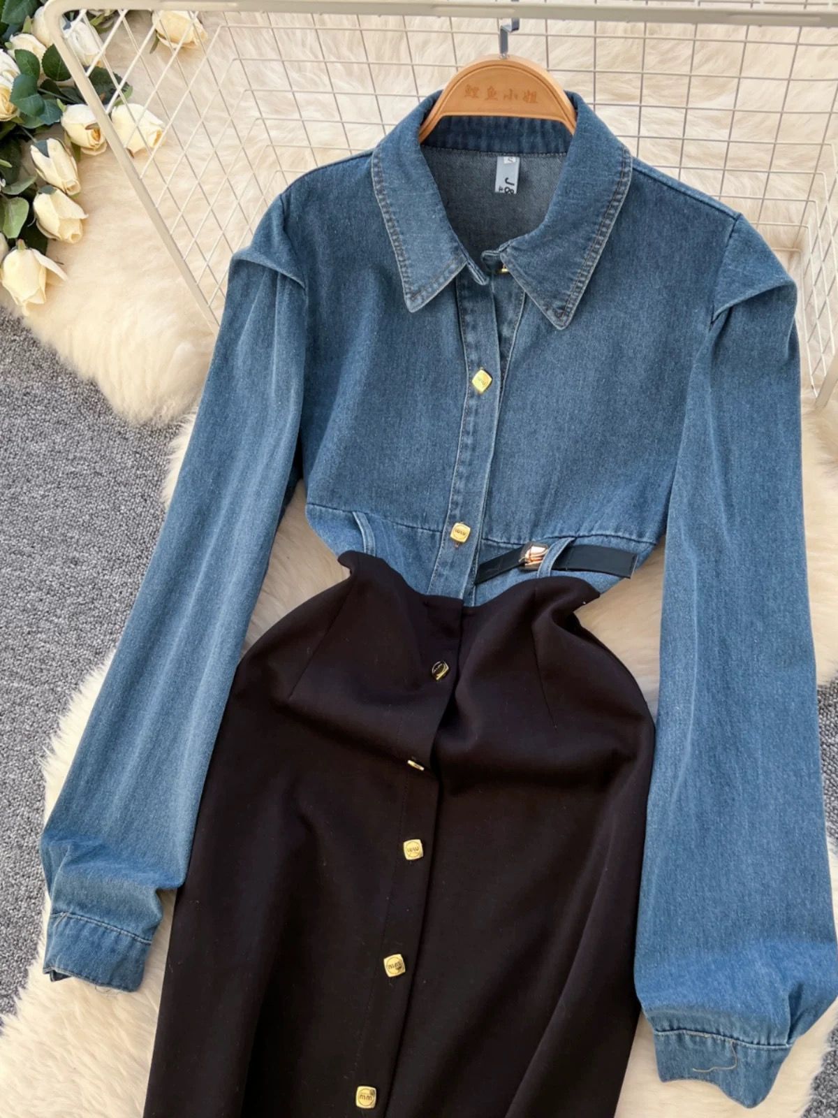 Fought for you denim dress DD24 image