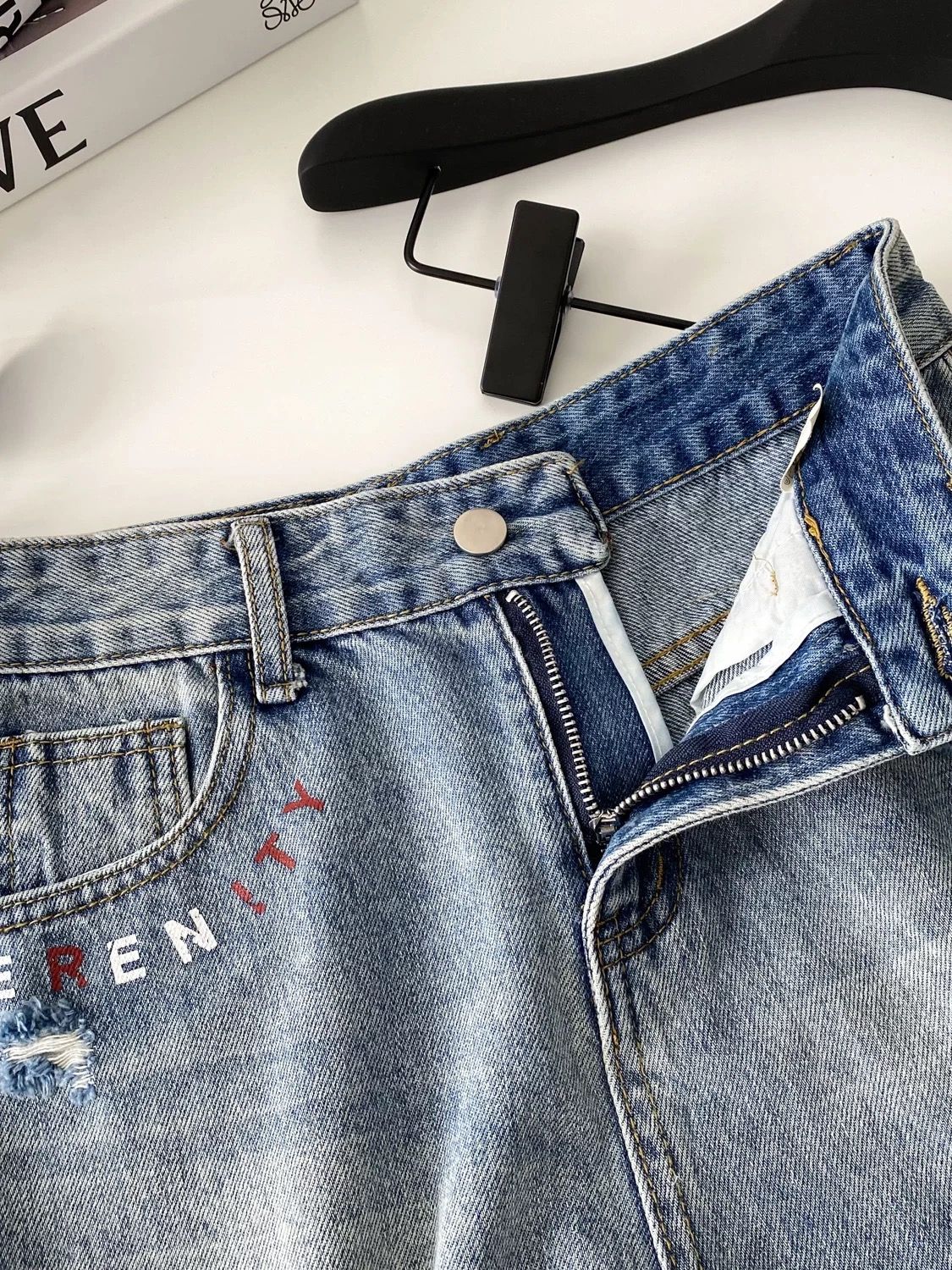 Believe in you denim shorts DS120 image