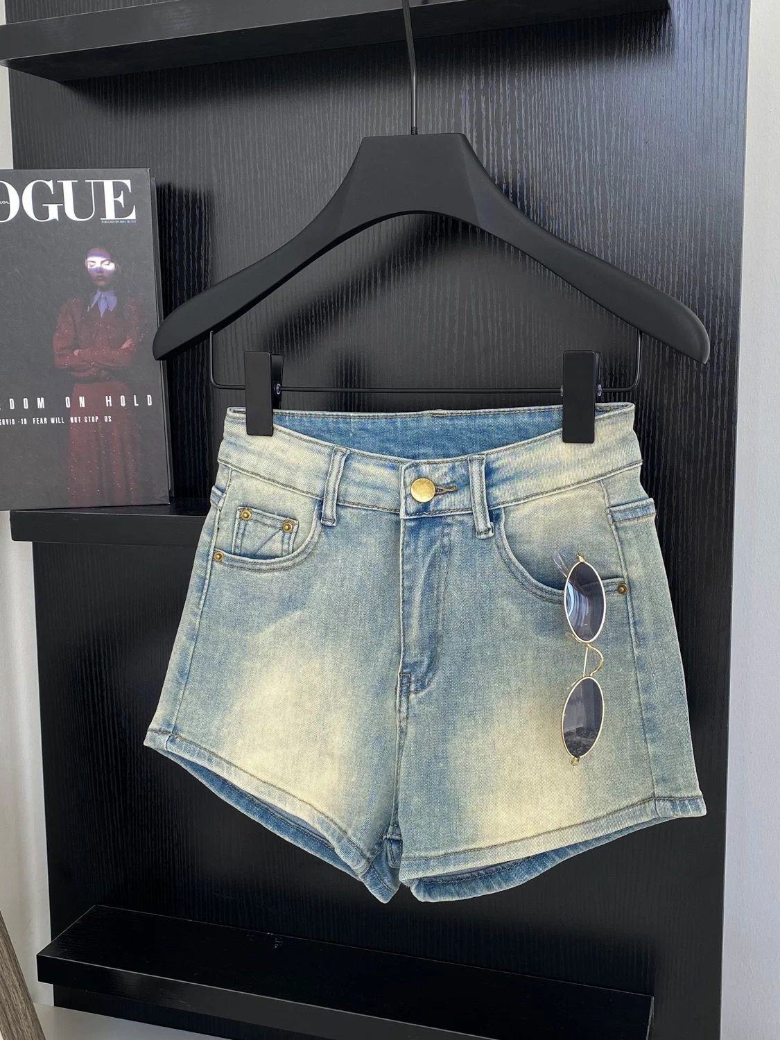 Nights in Paris denim shorts DS123 image