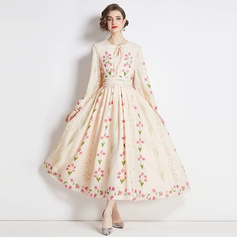 I am the moment floral dress ED117 image