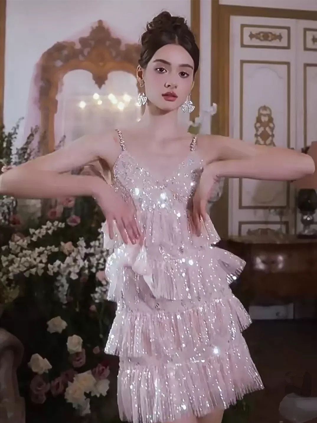 Blooming beauty designer dress FD374 image