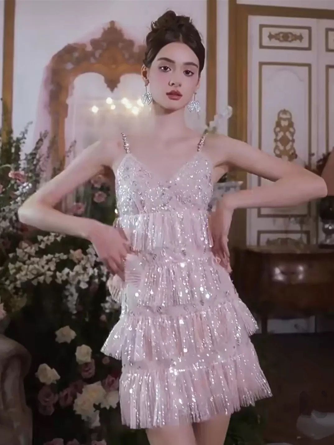 Blooming beauty designer dress FD374 image