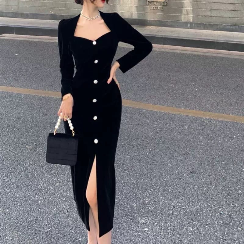 City tour suede dress FD410 image