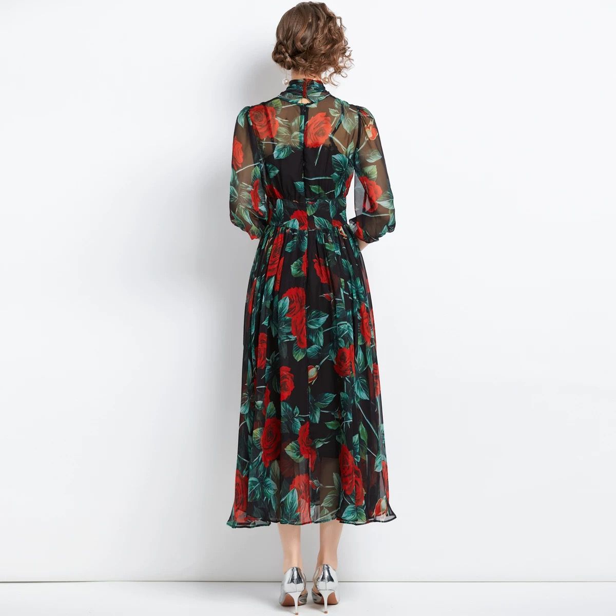 Court side cutie floral dress  CD690 image