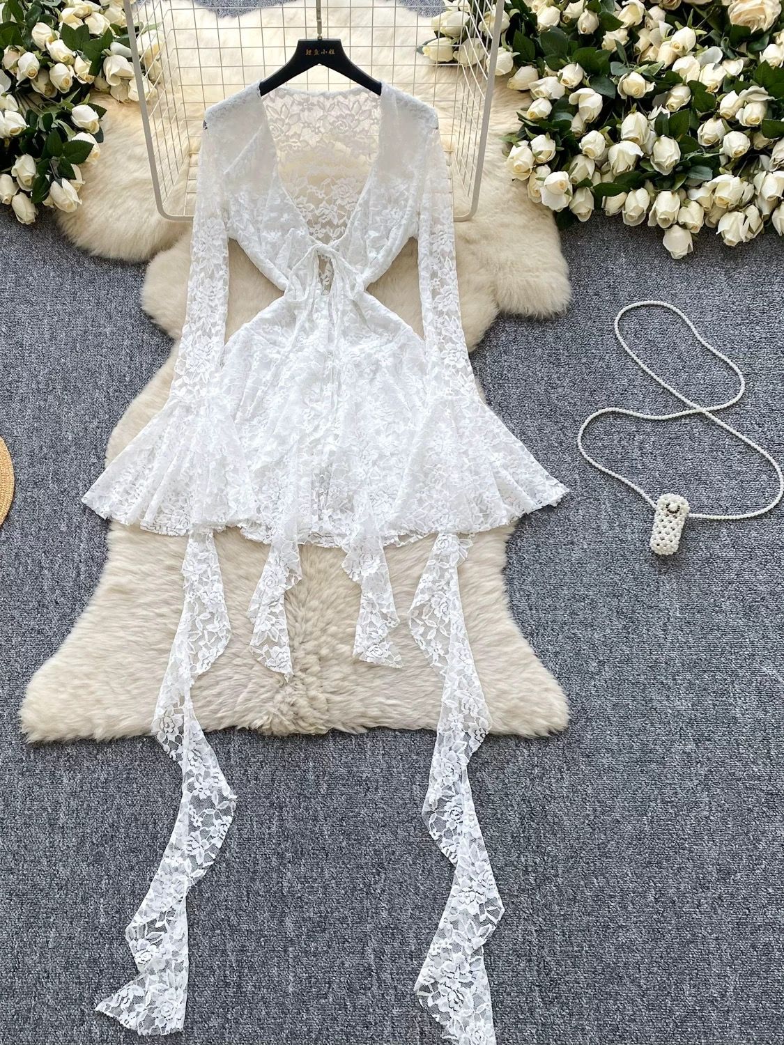 Pamela lace dress FD413 image