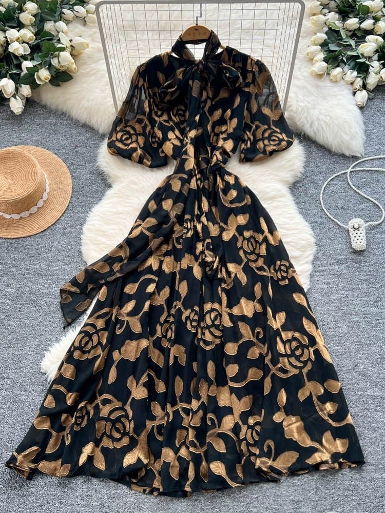 Lucky stars floral dress CD167 image