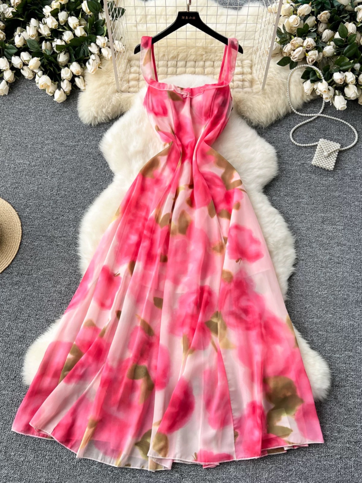 Slipped into comfort floral dress CD727 image