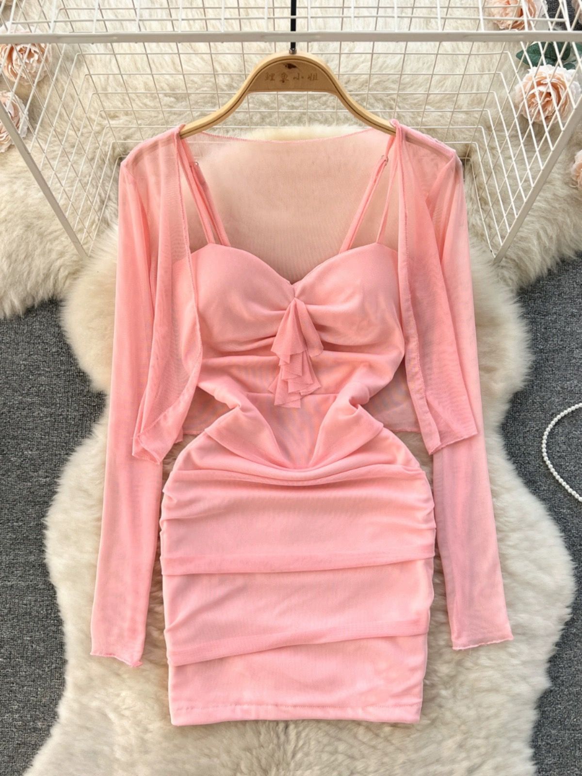 Playfully wild dress CBC646
