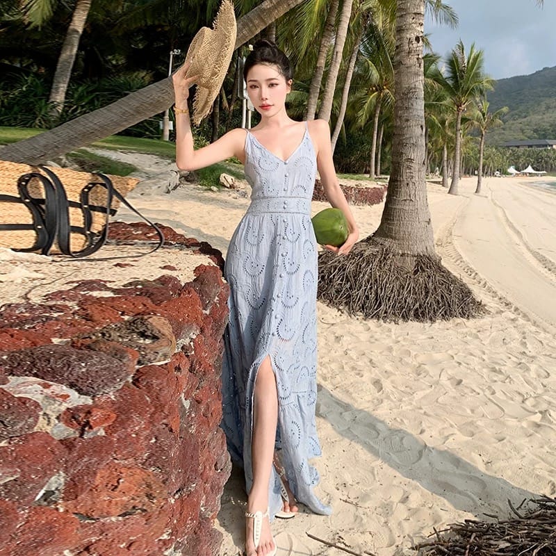 Flourishing in the light lace dress CD1500 image