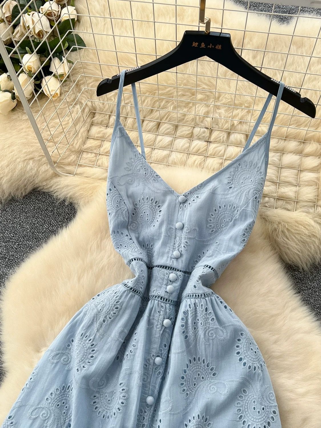 Flourishing in the light lace dress CD1500 image