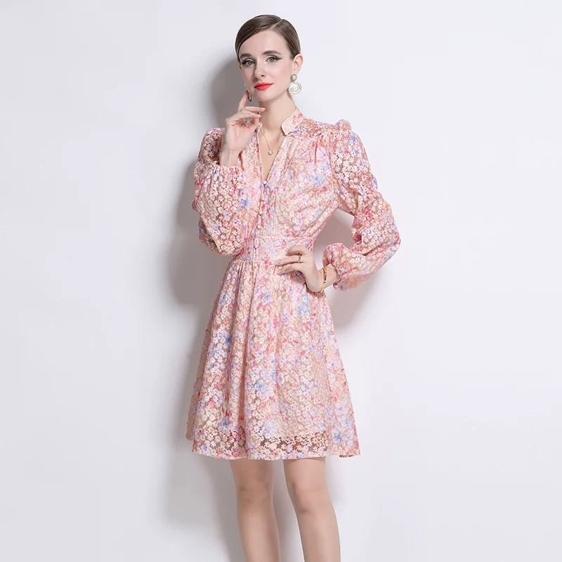 Night goddess lace dress CD410 image