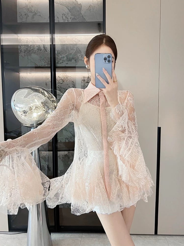 Make my summer lace top & camisole  FTO149 image