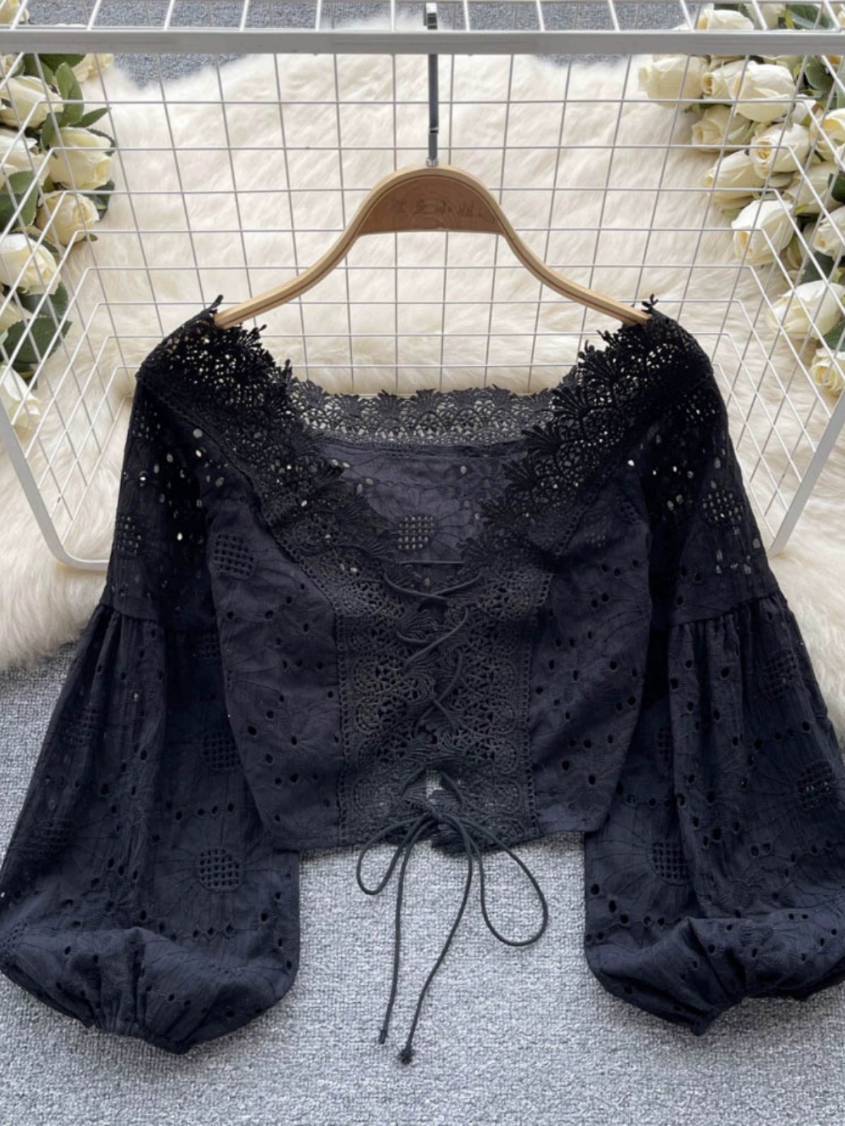 Zaylan lace style top CTO147 image