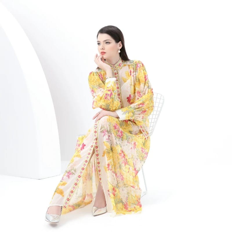 Better than okay print dress ED205 image