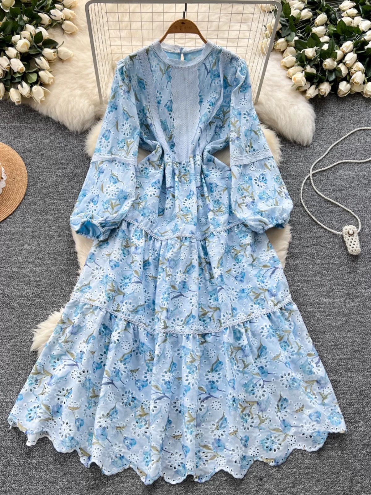 Soft loving lace dress CD1029 image