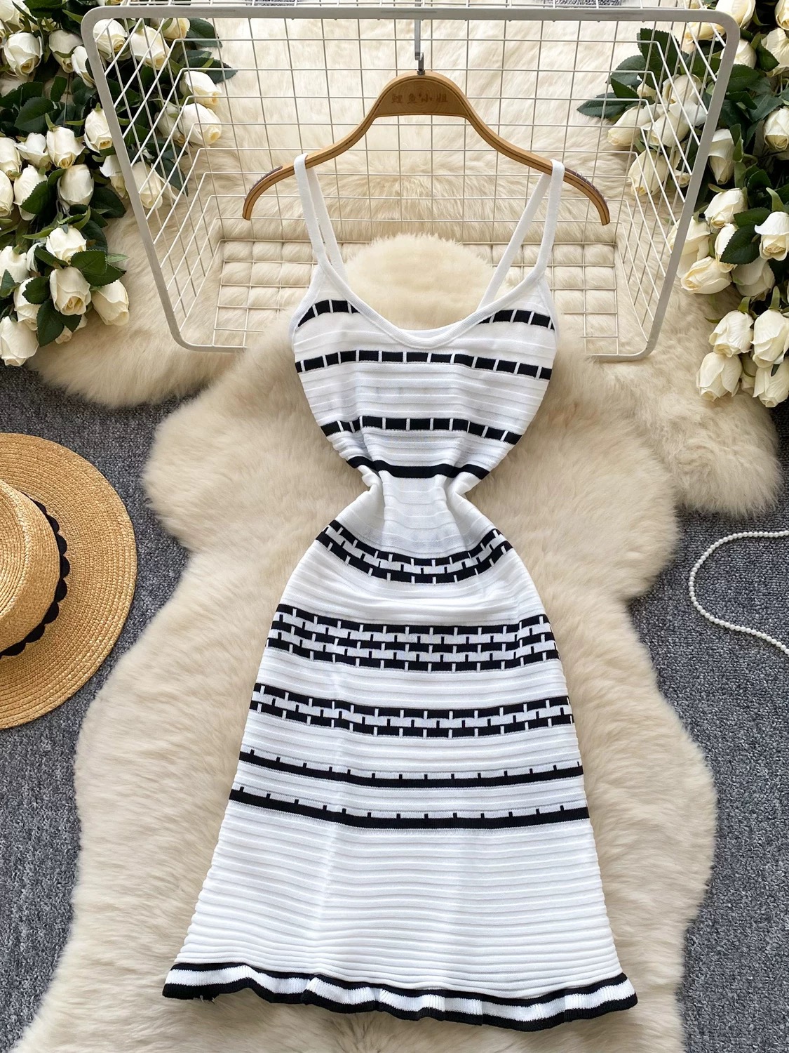 Vacay in Italy knitted dress KD308