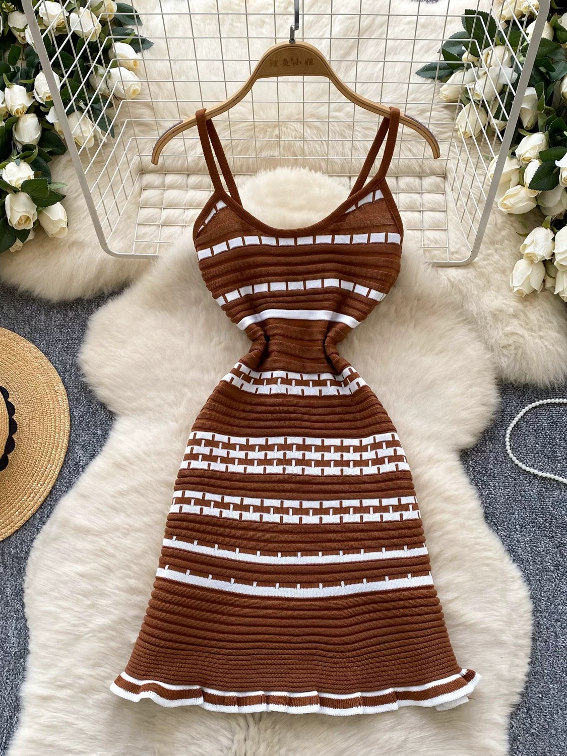 Vacay in Italy knitted dress KD308 image