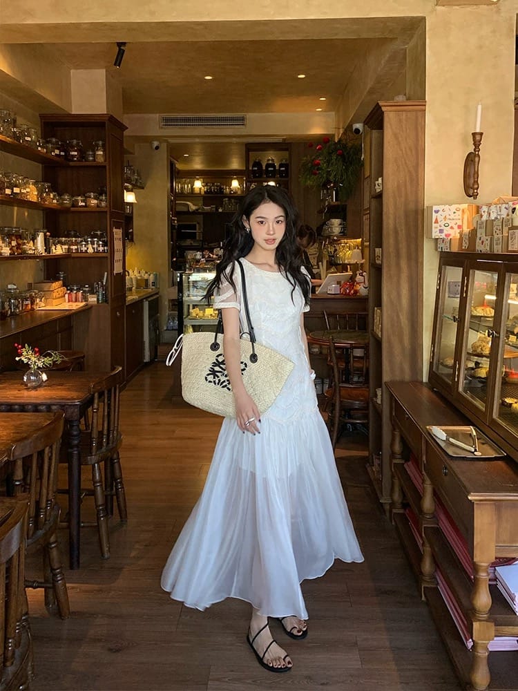 Double scoop dress FD1062 image