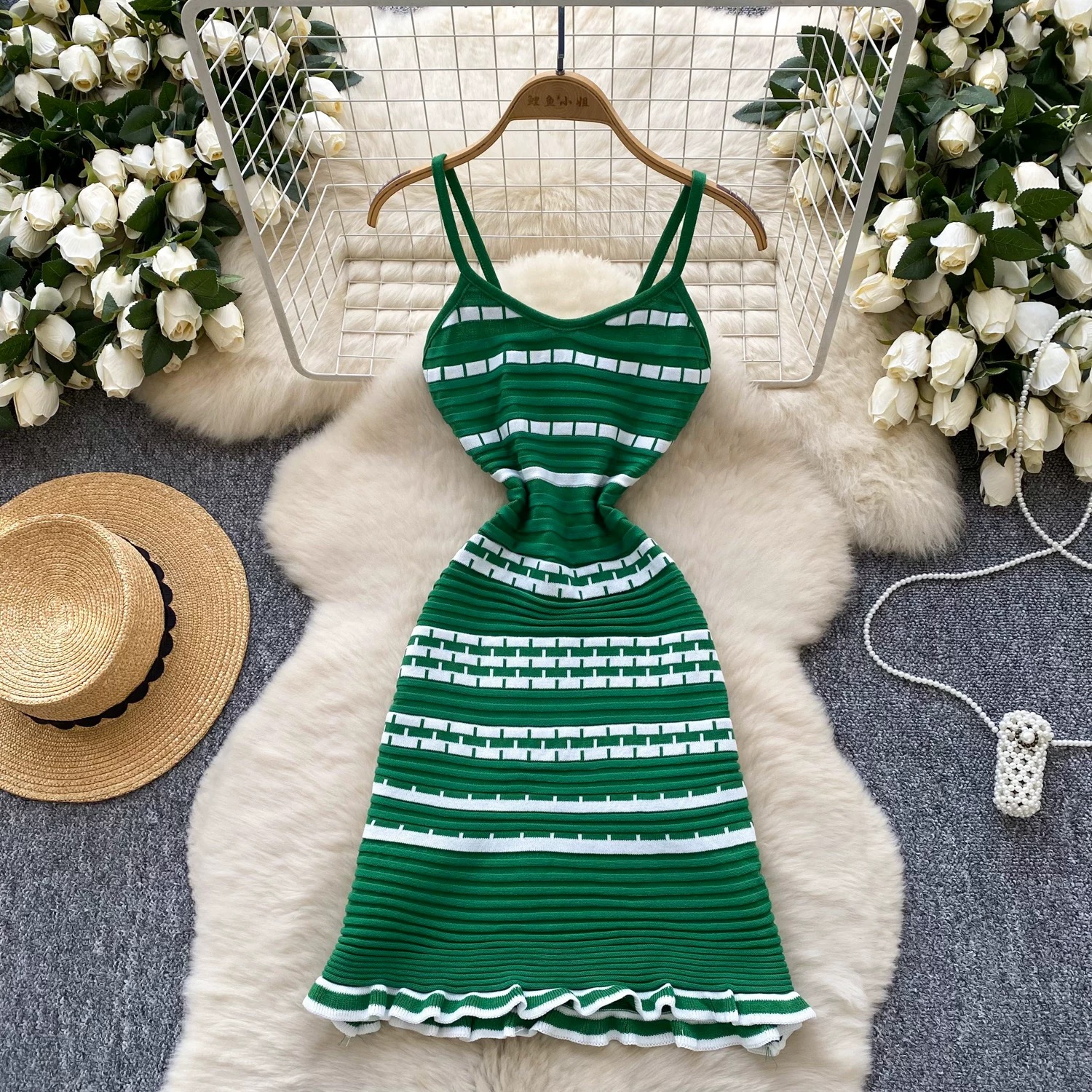Vacay in Italy knitted dress KD308 image