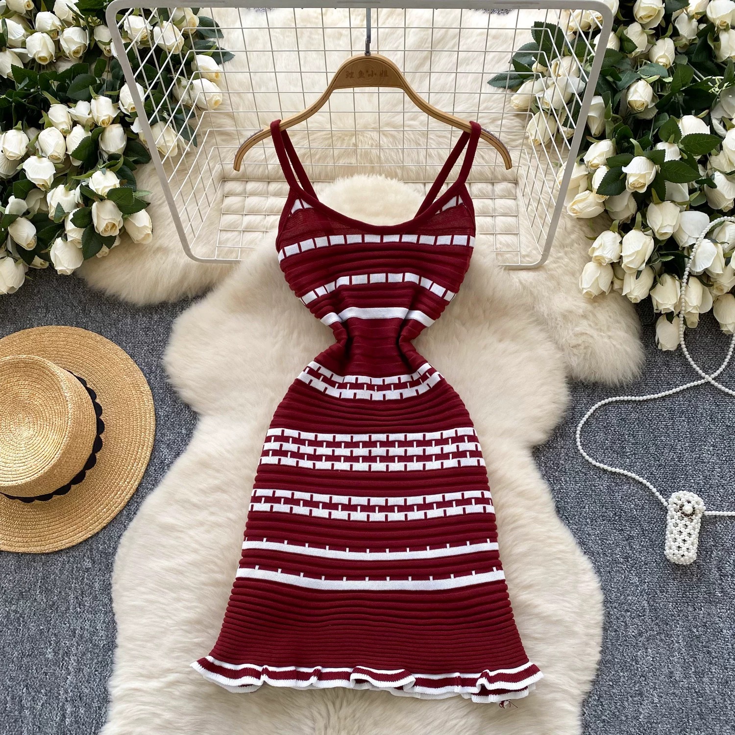 Vacay in Italy knitted dress KD308 image