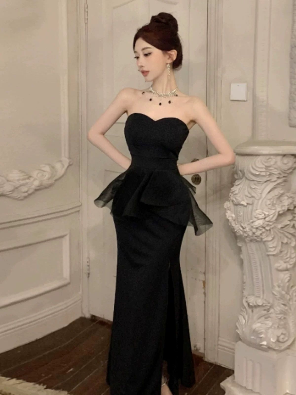 Champagne baby dress FD1076 image