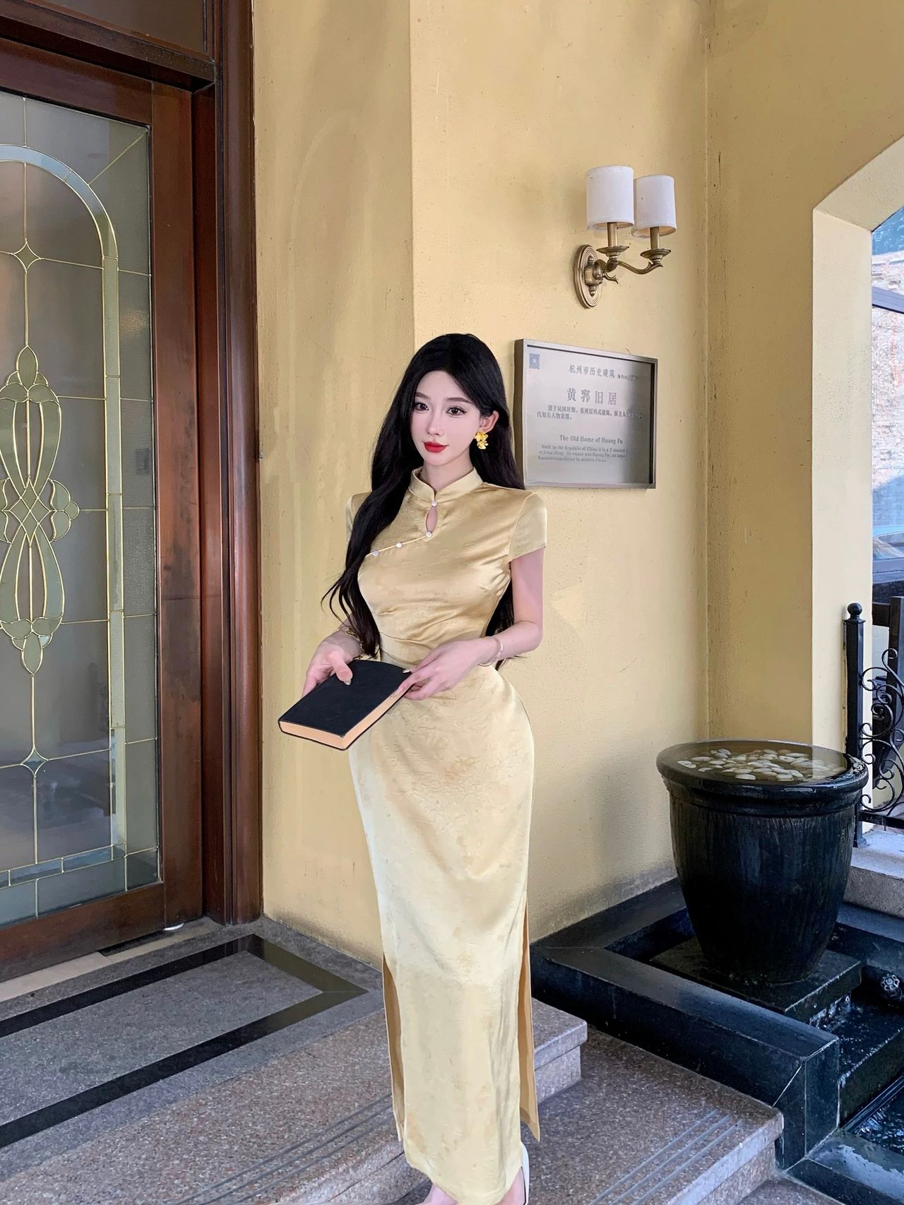 Collecting shells qipao dress Q223 image