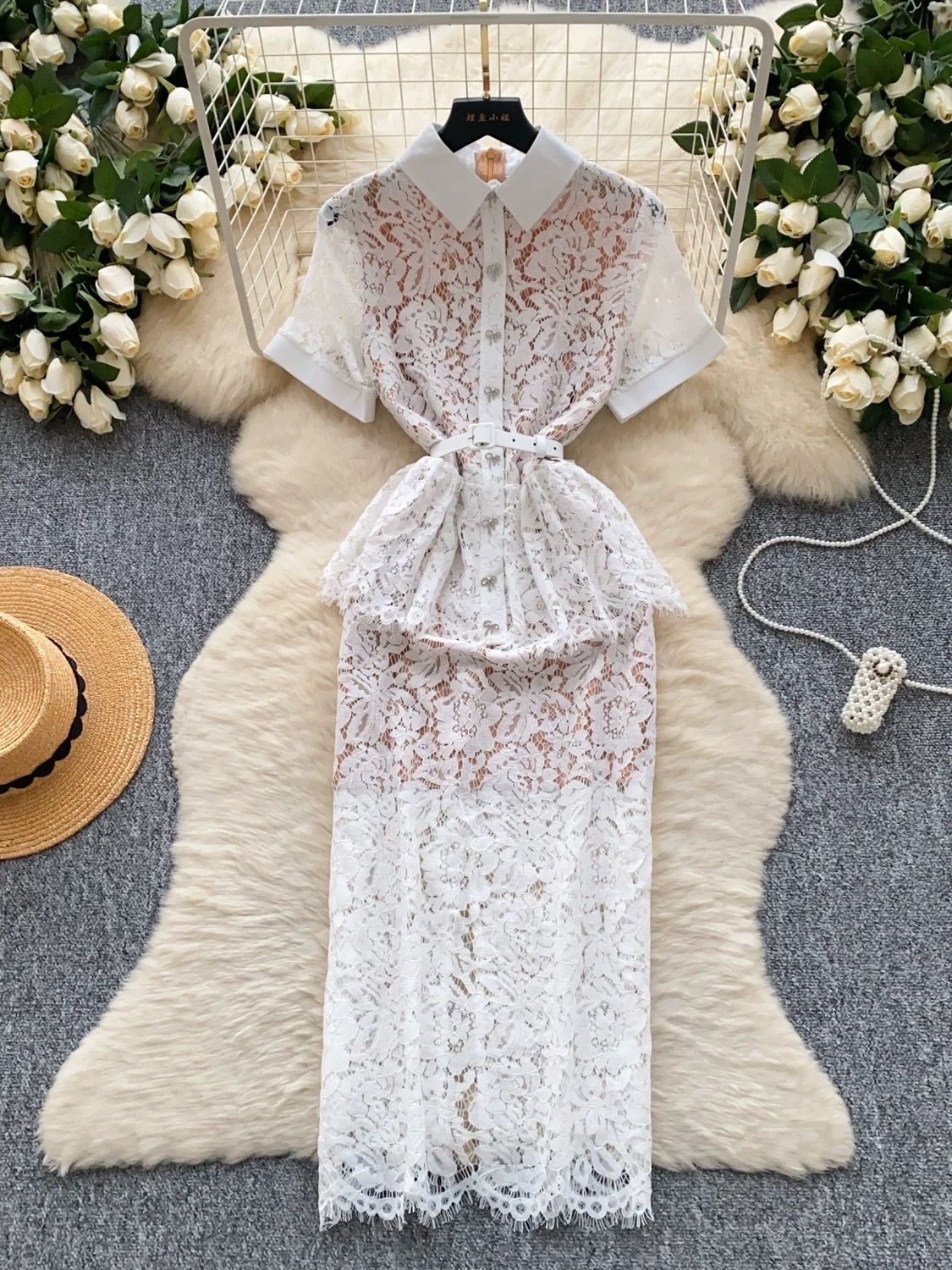 Leaping into you lace dress FBC281 image