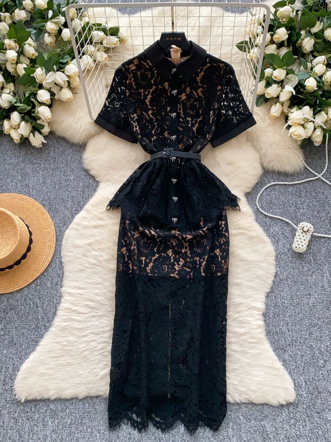 Leaping into you lace dress FBC281 image