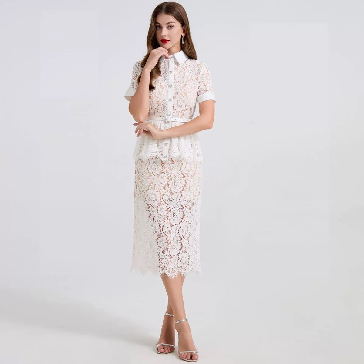 Leaping into you lace dress FBC281 image
