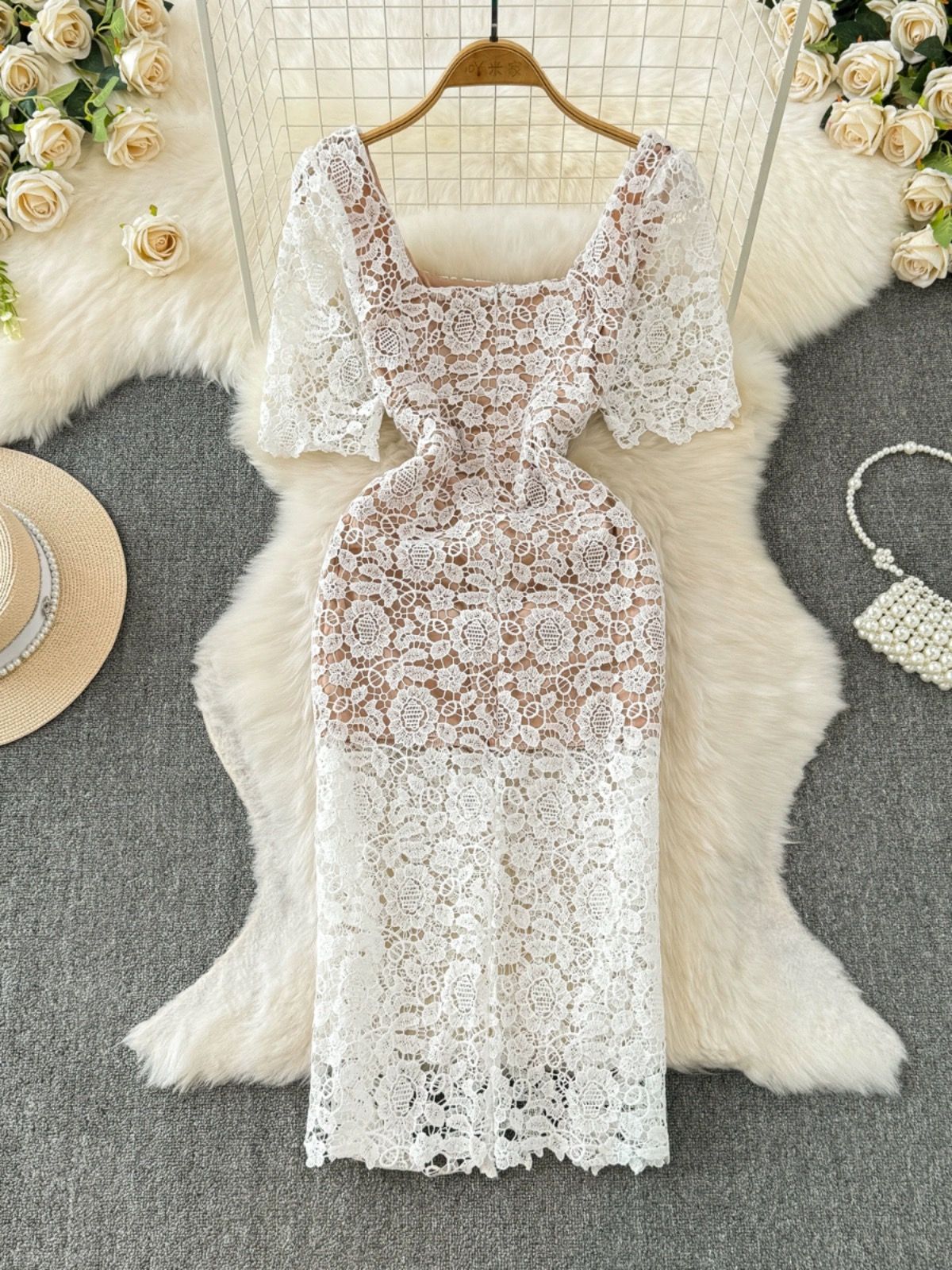 Divine beauty lace dress FBC230 image