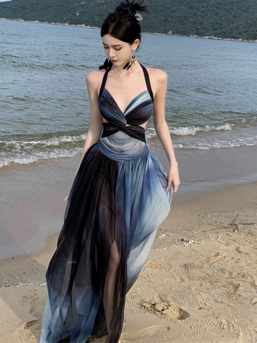 Let me know halter dress CD747 image