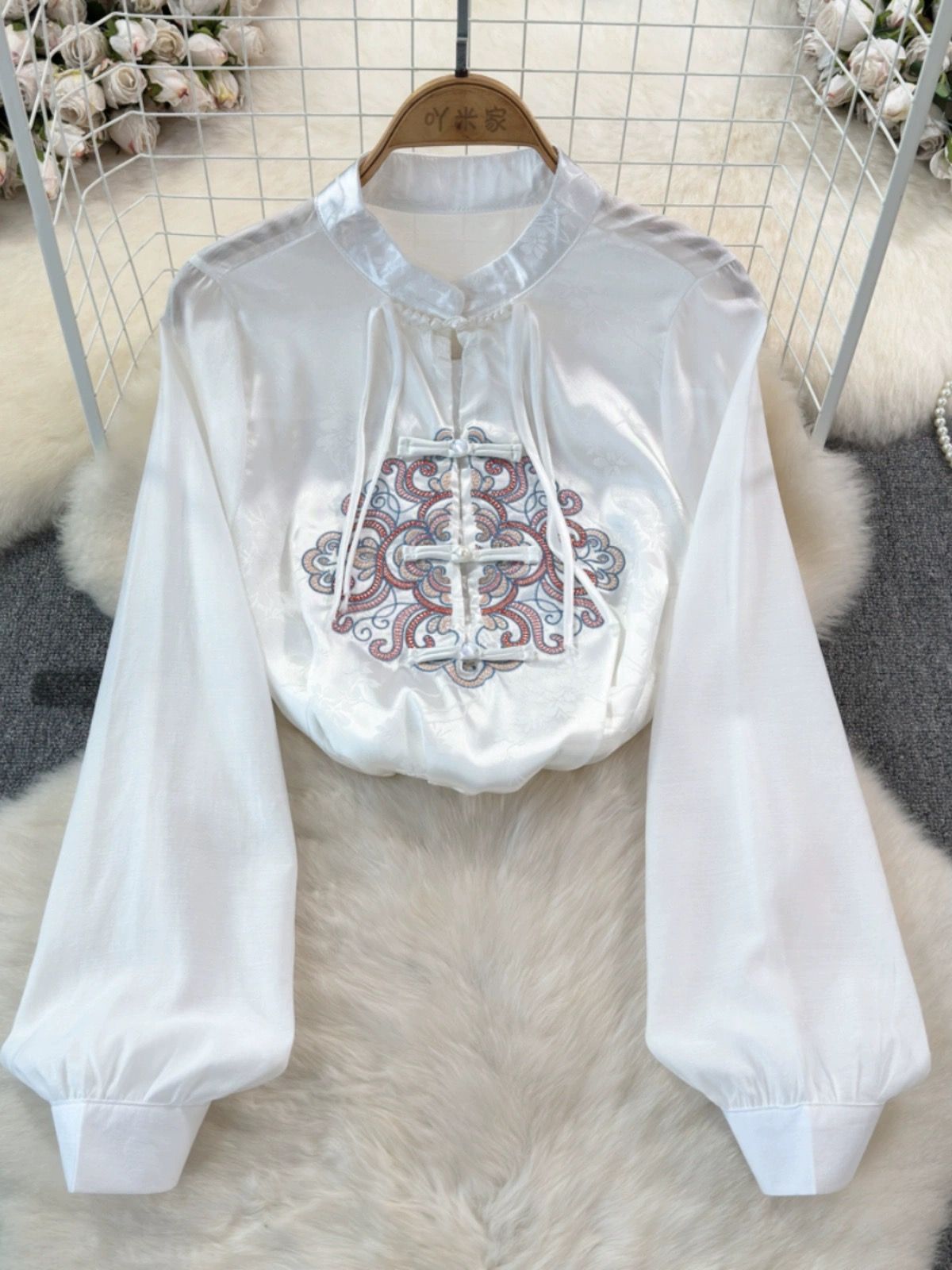 Wild feeling Korean top FTO216 image