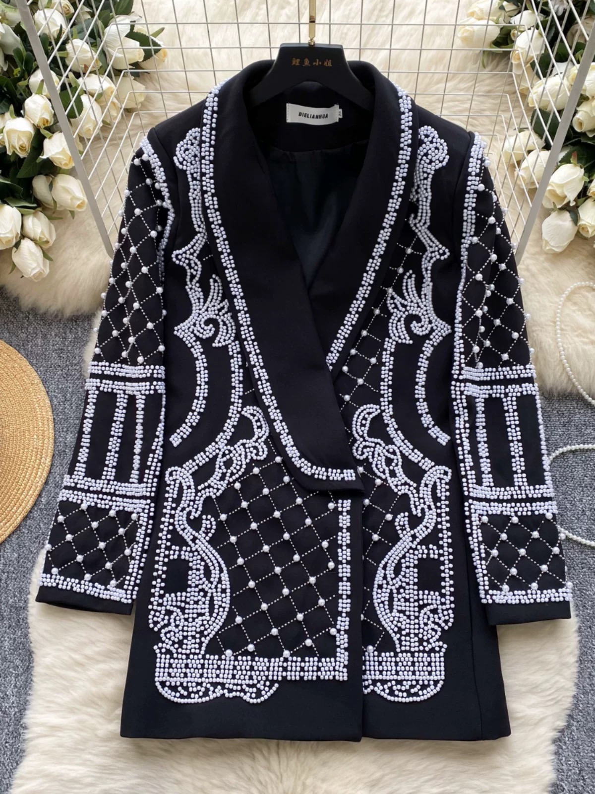 Flashy never trashy pearl blazer BL166 image