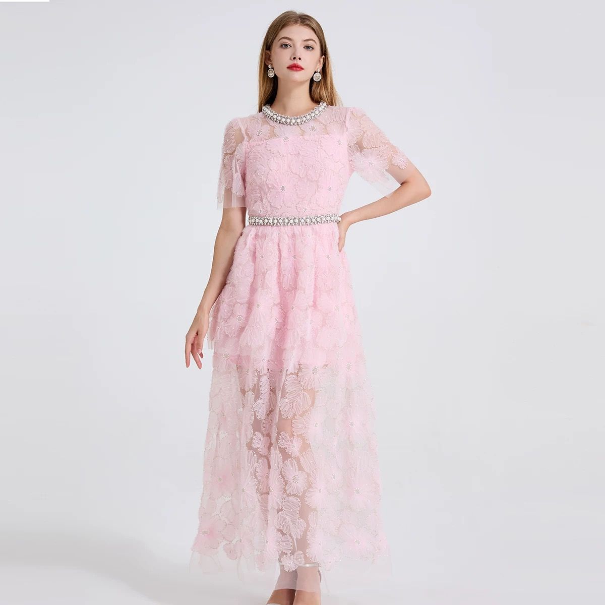 Best of the best lace dress FD588 image